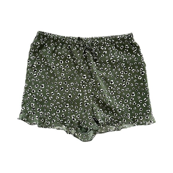 Jack by BB Dakota - Sage Jungle Cat Shorts - Size Medium - Picture 1 of 4